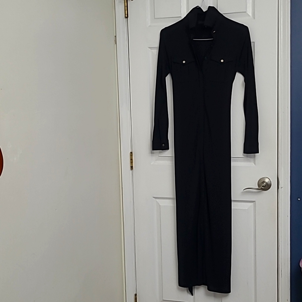 Donna Karen Black Maxi Dress